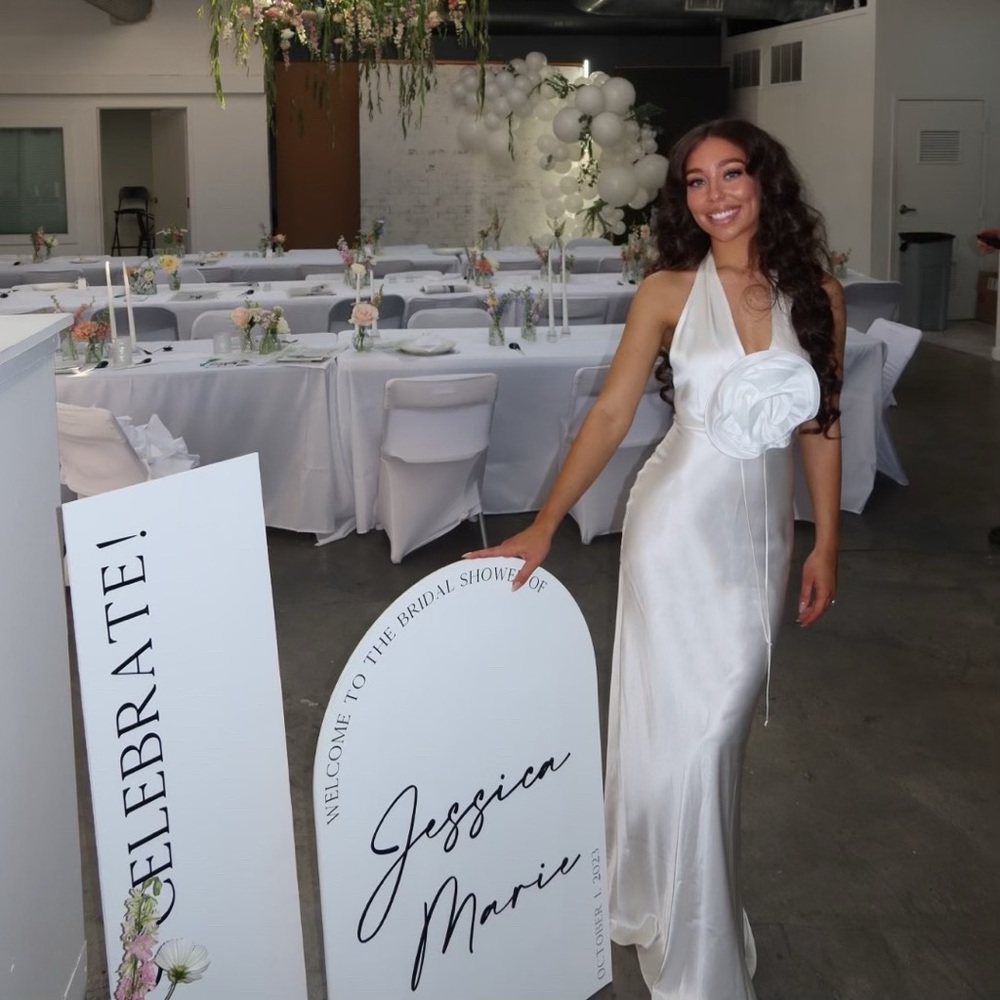 The Bar Grayson Gown in Blanc